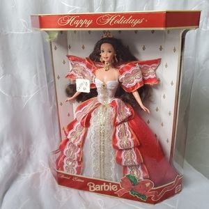 Happy Holidays collectible barbie new in box